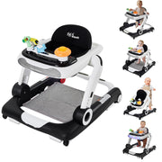 Baby Walker,4-Gear Height Adjustable Baby Walker with Wheels