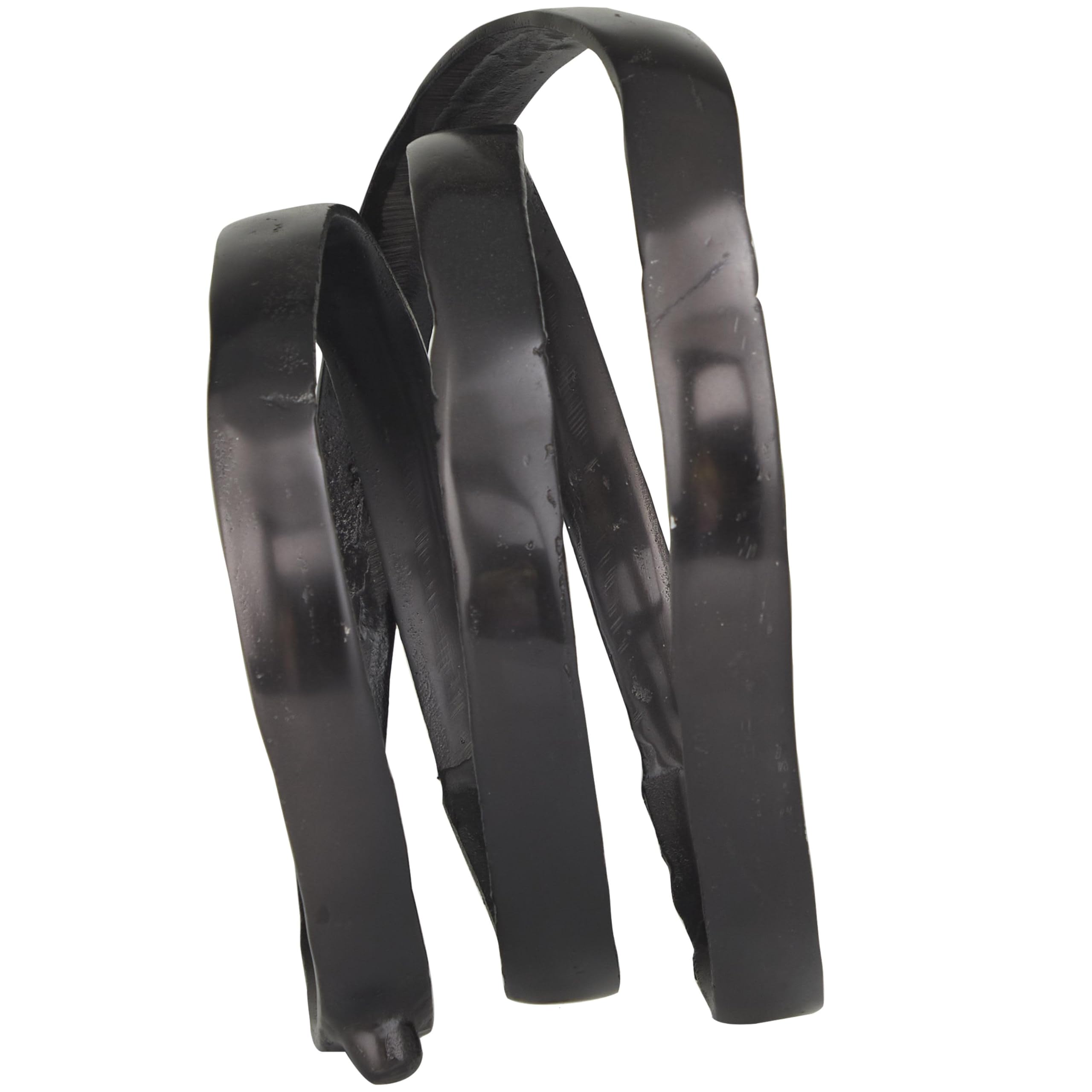 Metal Abstract Decorative Sculpture Looped Home Decor Statue, Accent Figurine