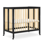 Mia Portable Folding Mini Crib with 1.5-Inch Mattress - Greenguard Gold Certified