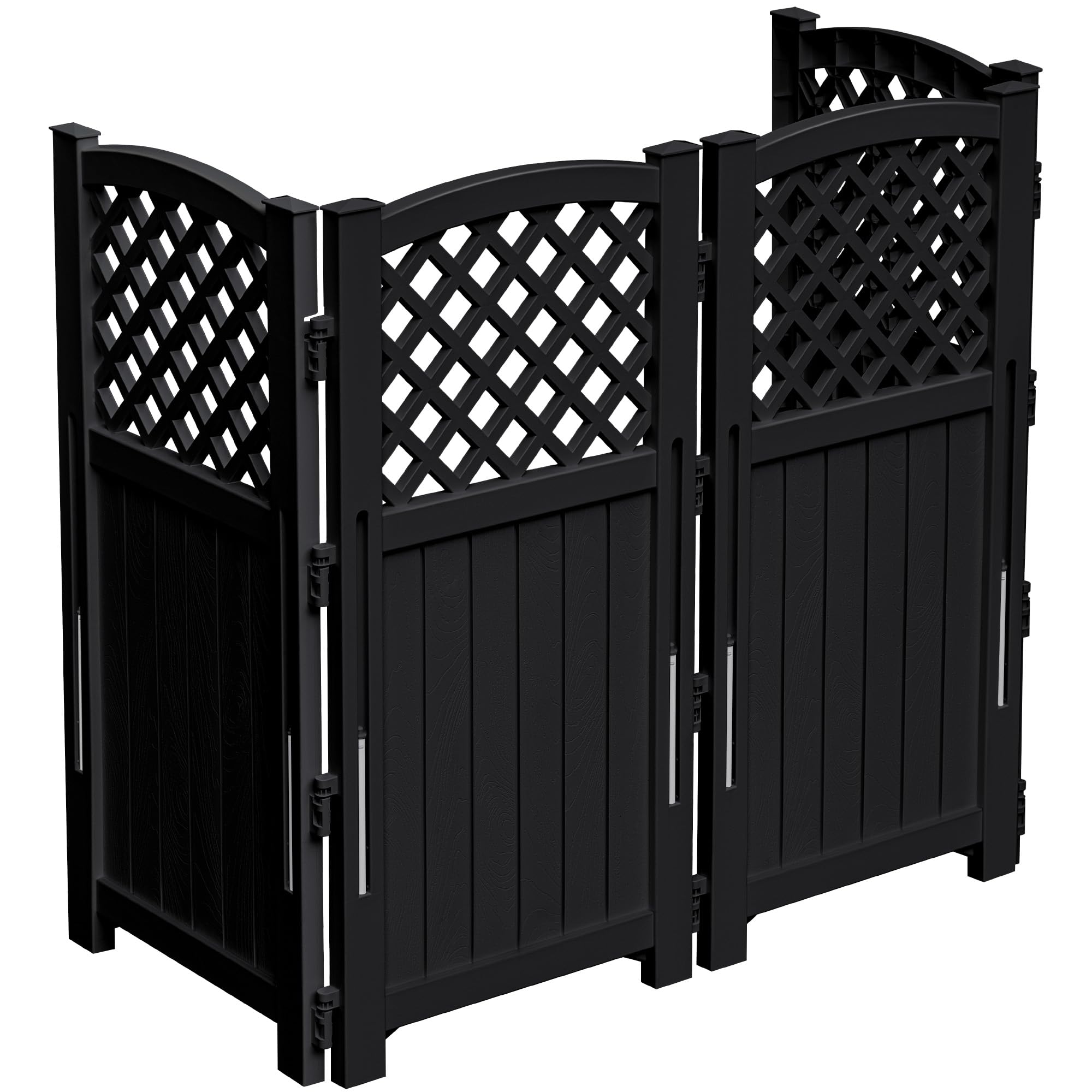 Outdoor Privacy Fence, 4 Fence Panels Privacy Screen Panels for Outside and Yard