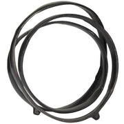 Metal Abstract Decorative Sculpture Looped Home Decor Statue, Accent Figurine