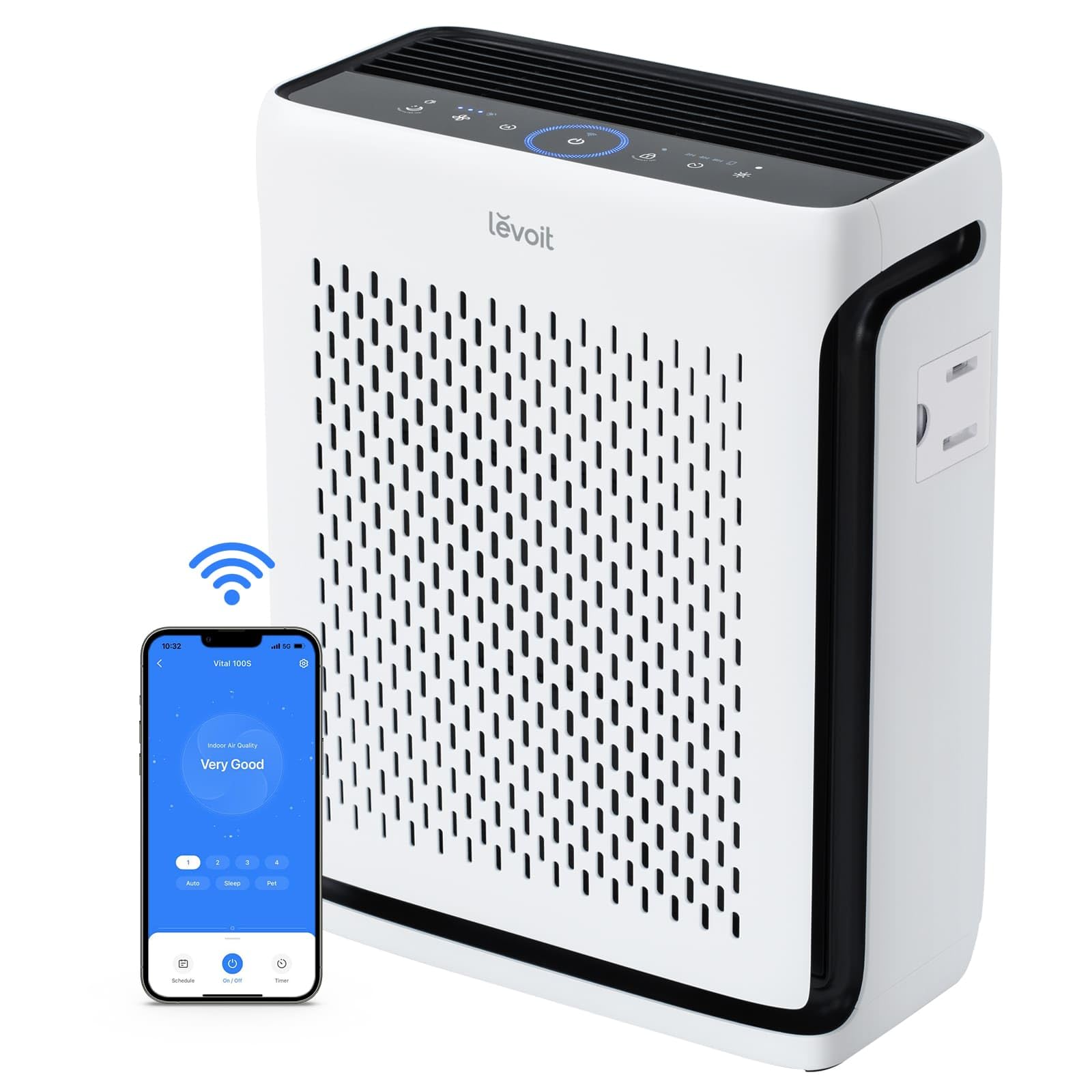 Air Purifier for Home Large Room Up to 1074Ft² with Air Quality Monitor, AHAM VERIFIDE