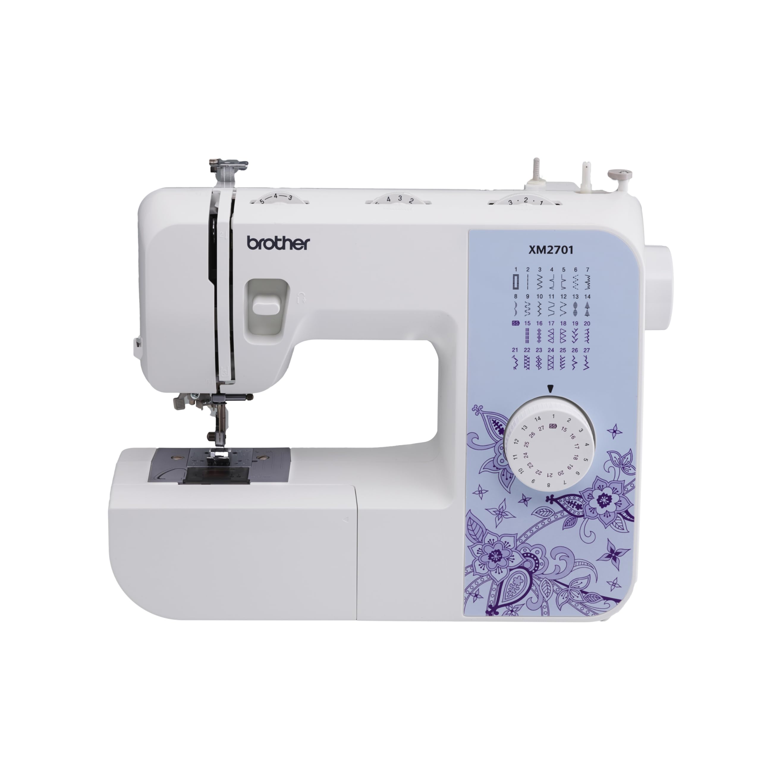 Sewing Machine, Lightweight, Full Featured, 27 Stitches, 6 Included Feet
