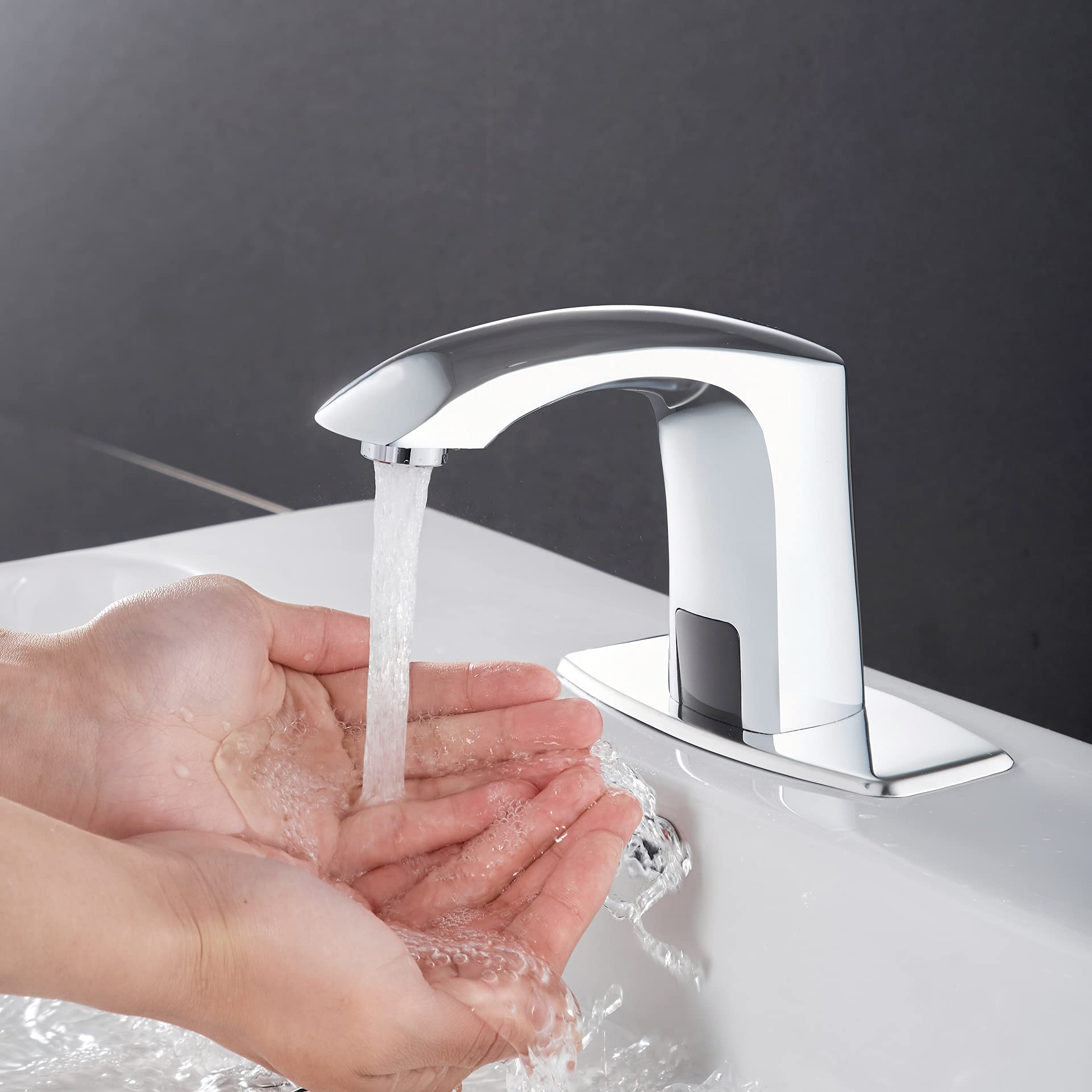 Automatic Touchless Bathroom Sink Faucet Sensor Motion Activated Commercial