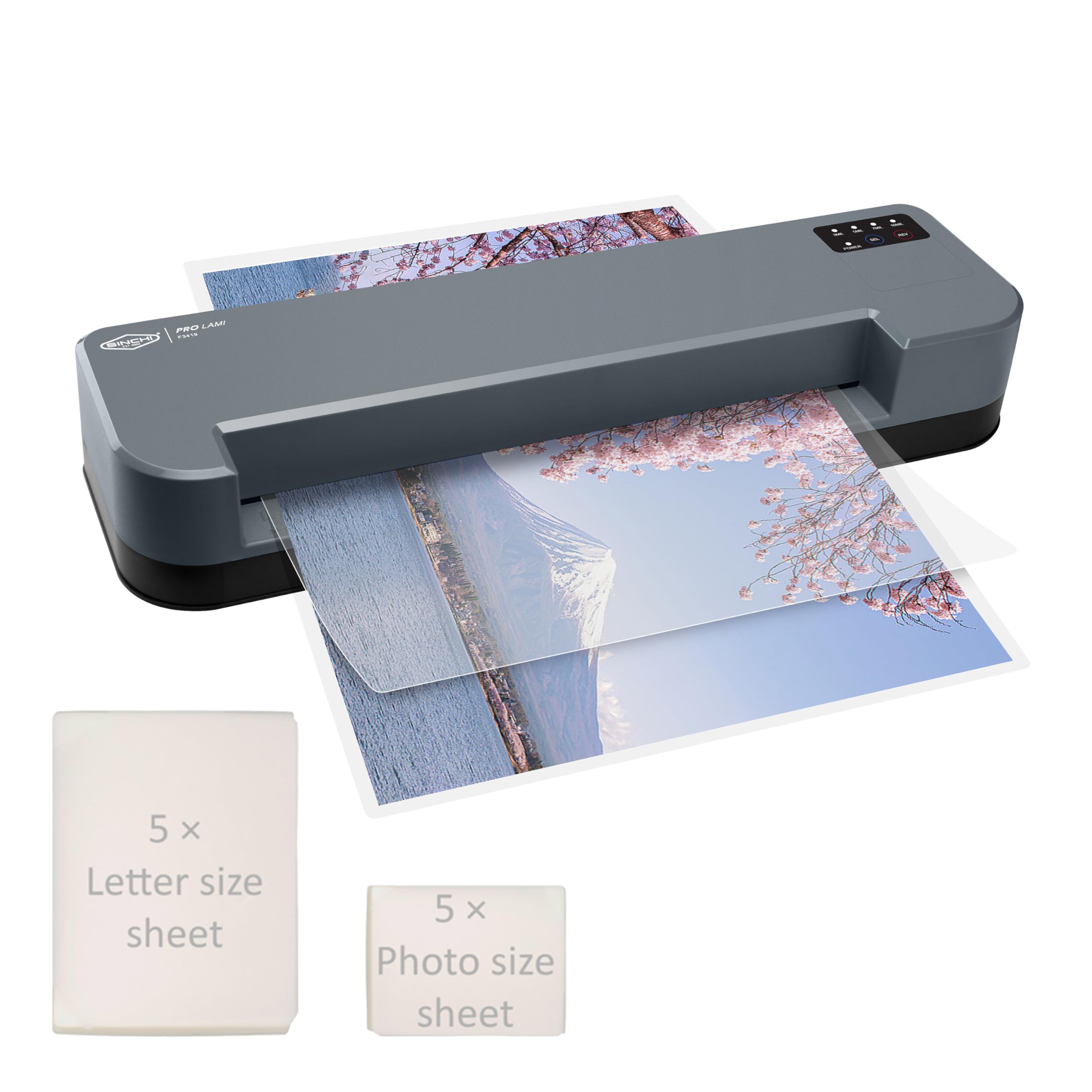 4-Roller Commercial Laminating Machine, 30-Second Warm-up