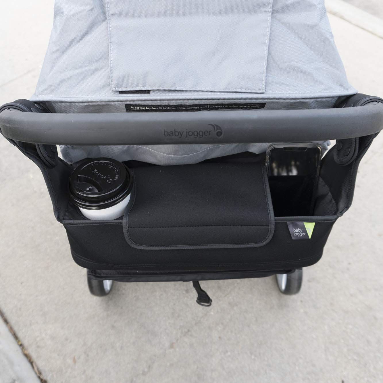 Parent Stroller Console Black