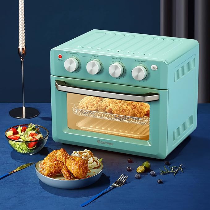 7 in 1 Convection Air Toaster Oven, 1550W 19 QT Countertop Oven Toast Cooker