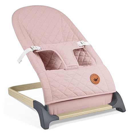 Baby Bouncer, Portable Bouncer Seat for Babies, Infants Bouncy Seat with Fabric