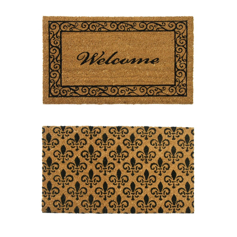 Coir Double Wide Door Mats (Set of 2), 24 x 57 (10-108-016)