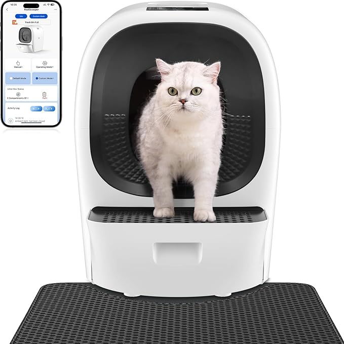 80L Auto Refill Self-Cleaning Litter Box AI Self-Refilling Robot Automatic