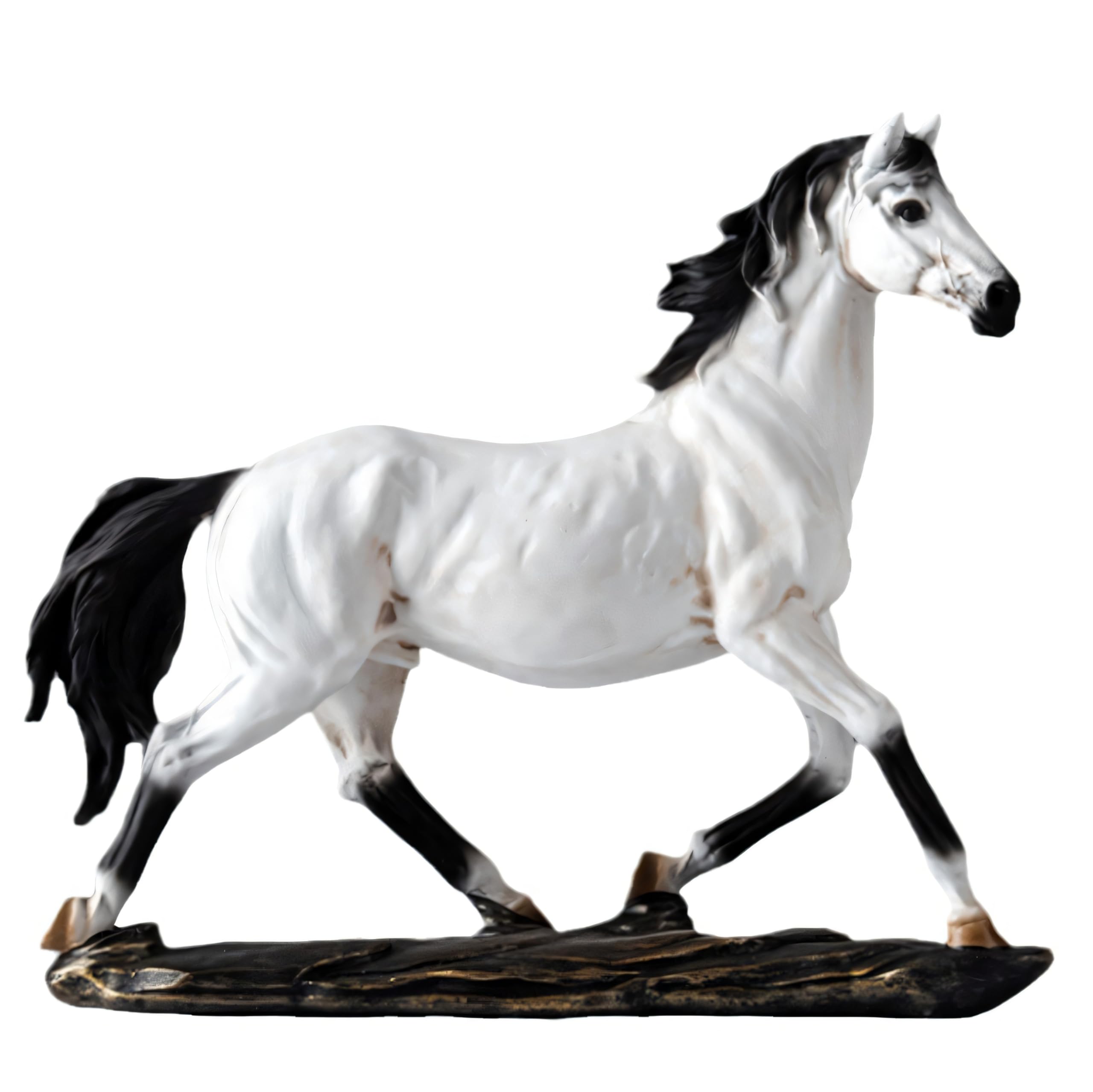 Horse Statues, Art Figurine Decorative Sculpture,Resin Horse Art Figurine Standing