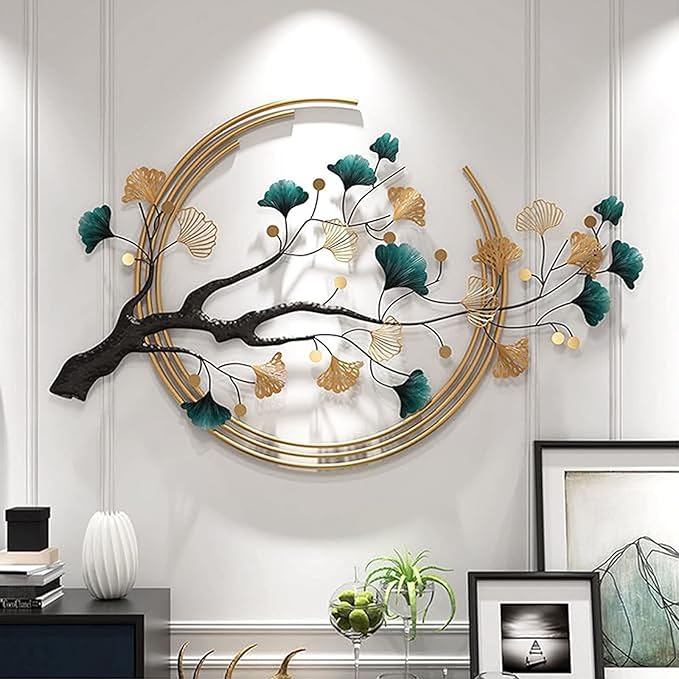 Large Metal Wall Decor 3D Wall Art Decor Modern Metal Wall Sculptures