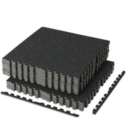 0.56 Inch Thick Gym Flooring for Home Gym, 12 Tiles Exercise Equipment Mats