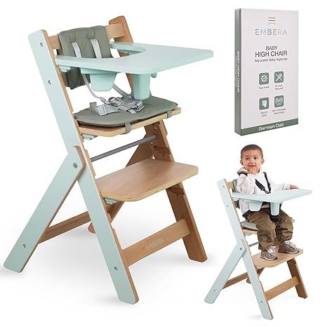 Baby High Chair for Babies and Toddlers, 6 Months Adjustable Foot Rest