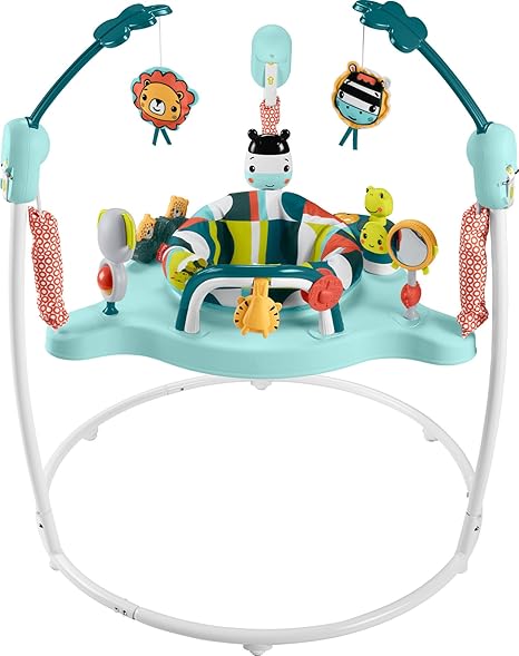 Baby Bouncer Palm Paradise Jumperoo Activity Center with Music Lights Sounds