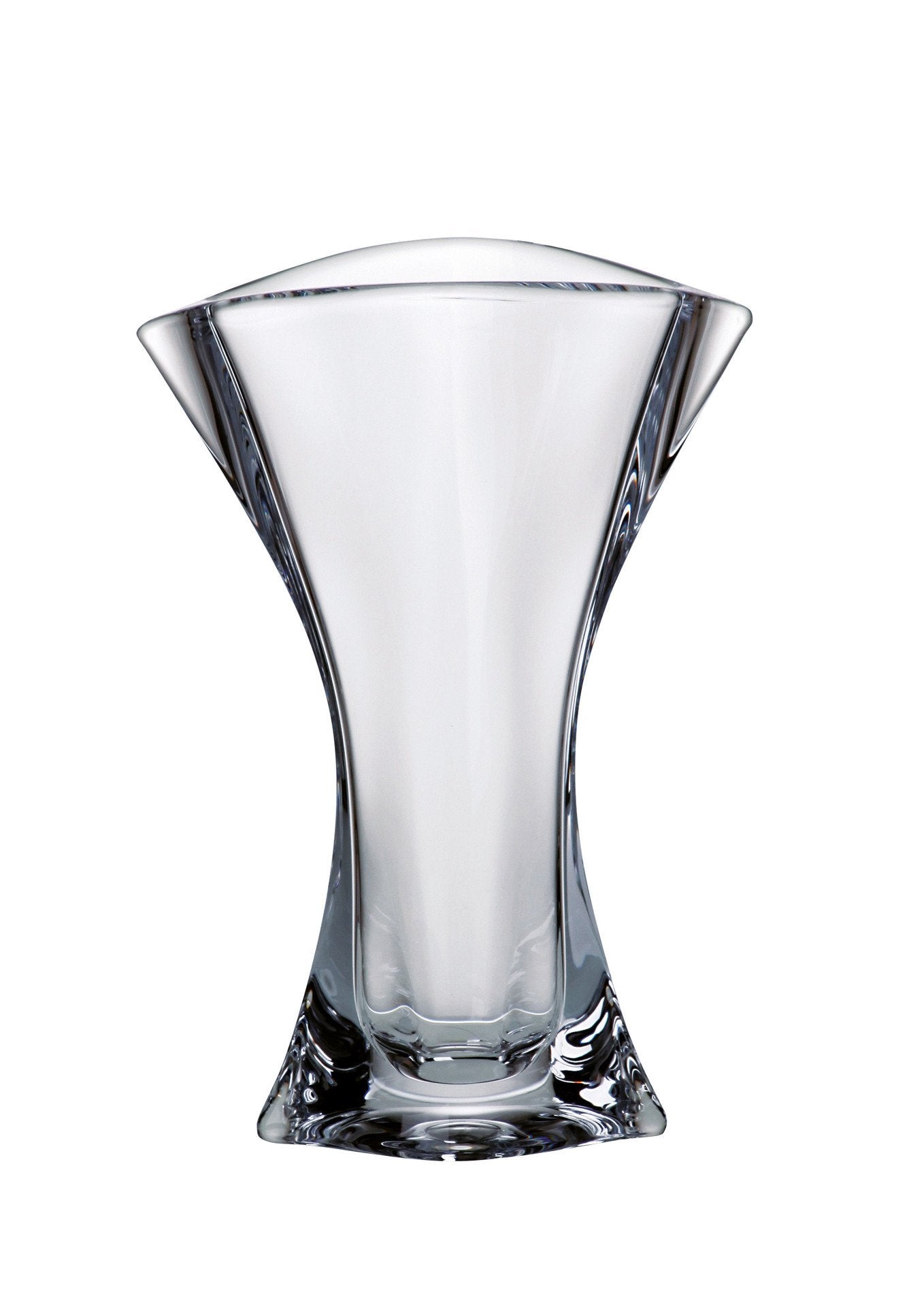 European Glass - Crystalline - Vase - 9.5" Height - Made in Europe