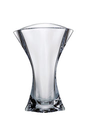 European Glass - Crystalline - Vase - 9.5" Height - Made in Europe