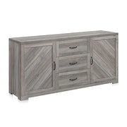 60" Sideboard Buffet Cabinet, Console Table with Three Drawers & Two Storage