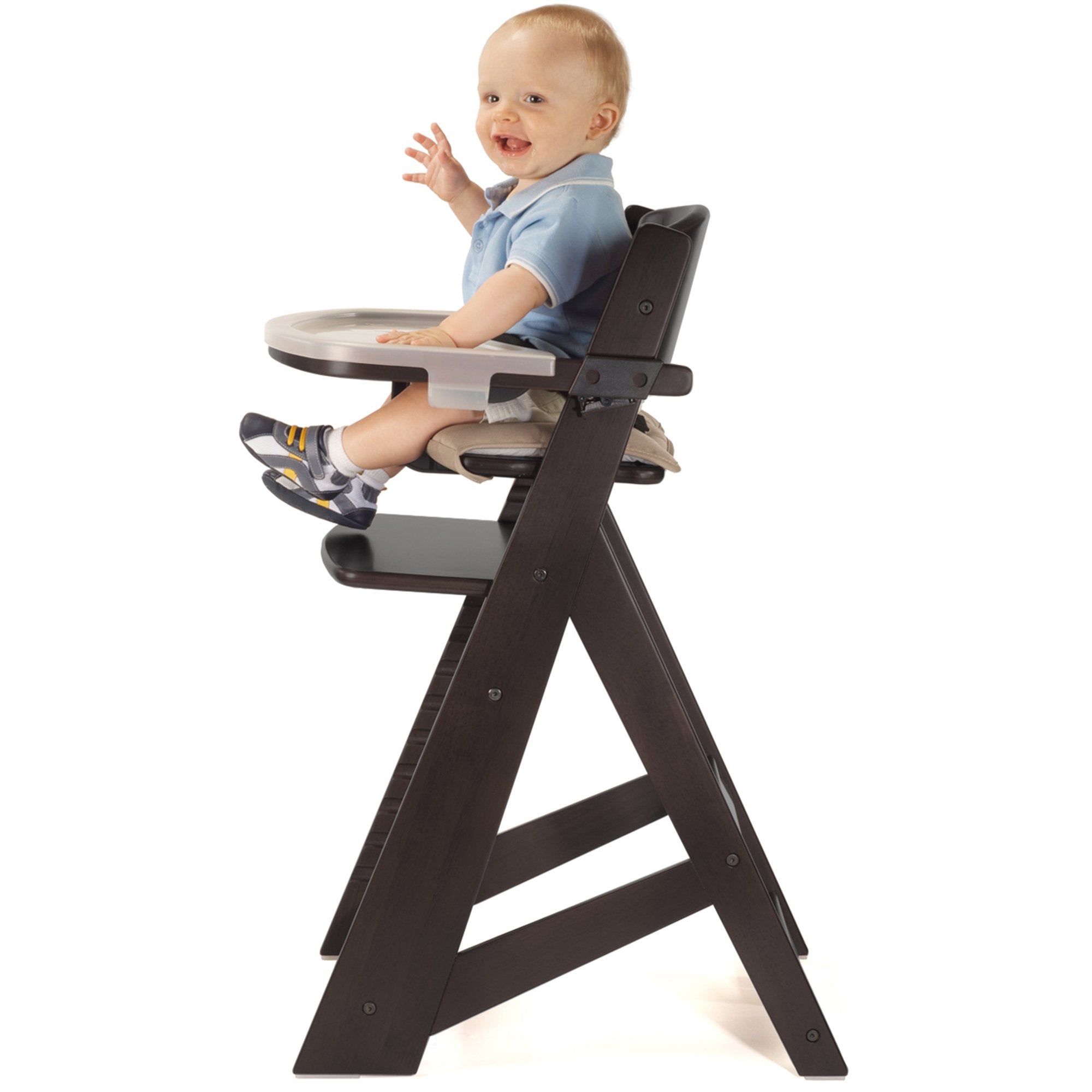 Height Right High Chair with Tray, Espresso