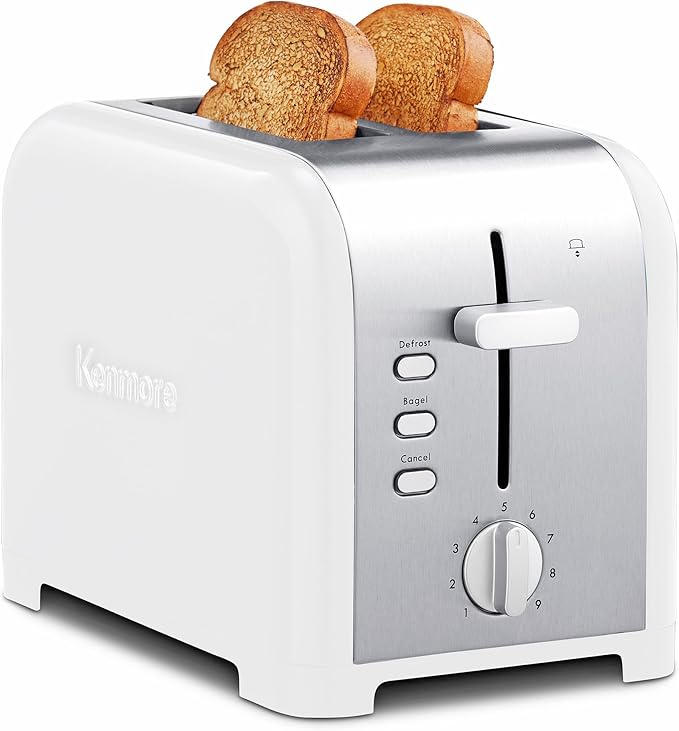 slice - extra wide slot countertop kitchen appliance, defrost function, tostador