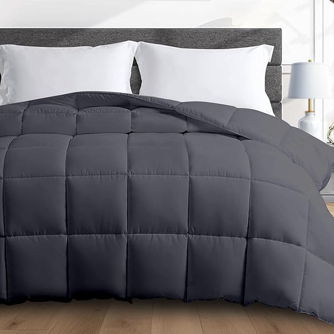 50 lbs Weighted Comforter King Size - Fluffier Fill Than Regular Weighted Blanket 50lbs
