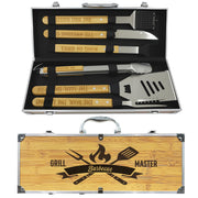 Grilling Accessories Kit for Outdoor BBQ,Heavy Duty Grilling Tools Wooden