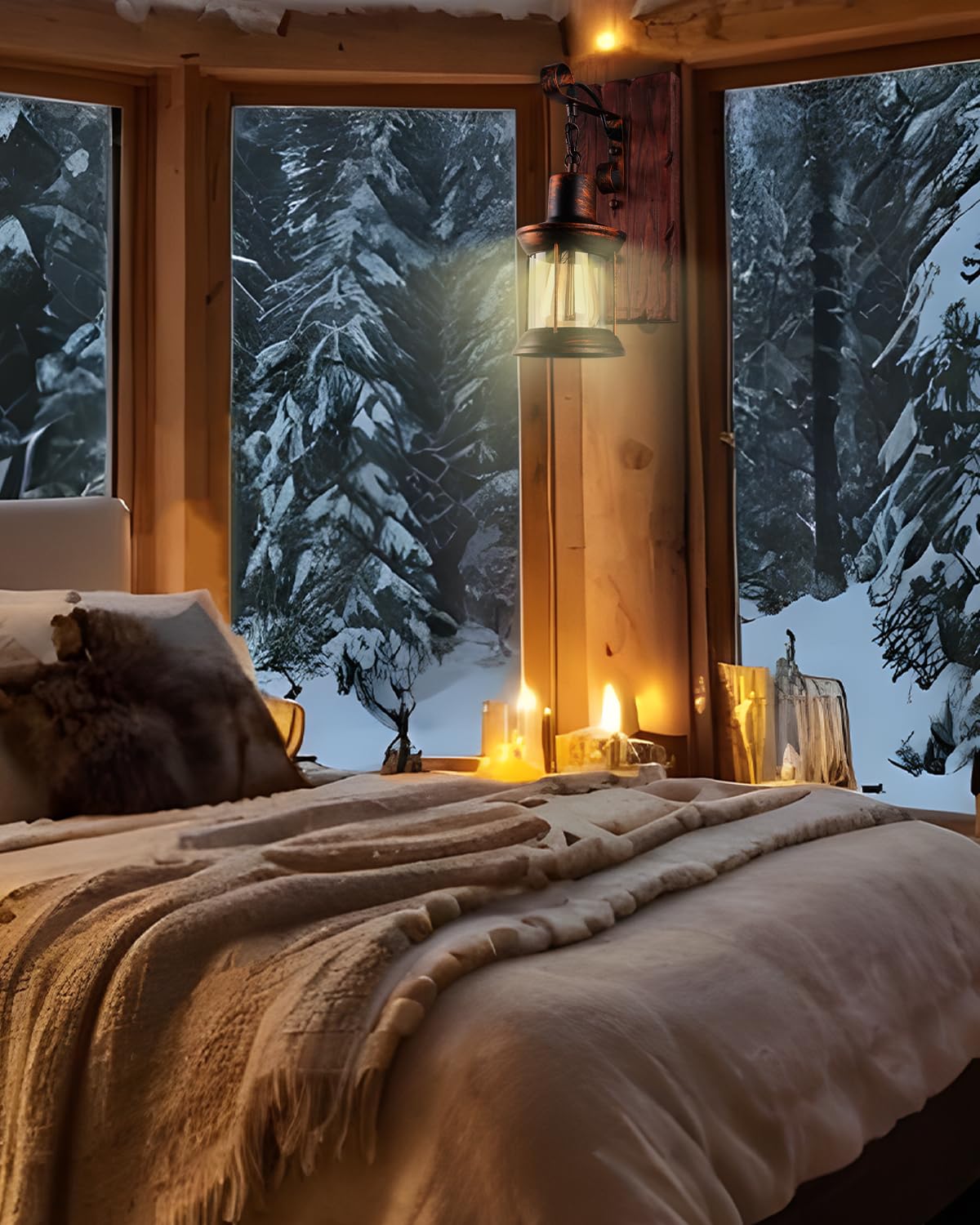 Box Rustic Wall Sconces, Vintage Wall Sconce, Rustic Light Fixtures, Farmhouse