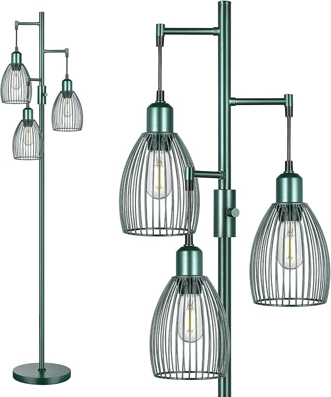 Dimmable Industrial Floor Lamps for Living Room