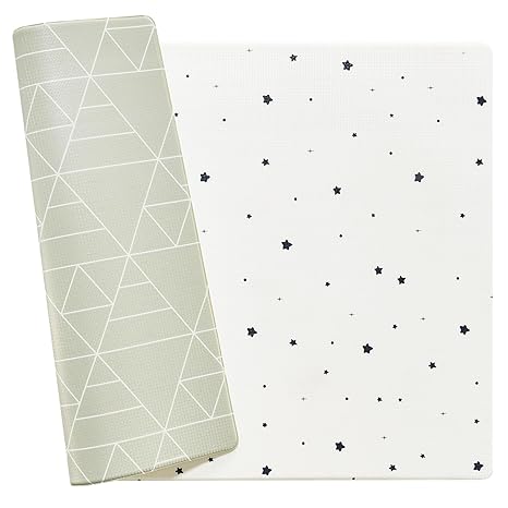 Baby Play Mat, 55""x82"" Baby Crawling Mat, Non-Slip One-Piece Soft Cushioned Baby