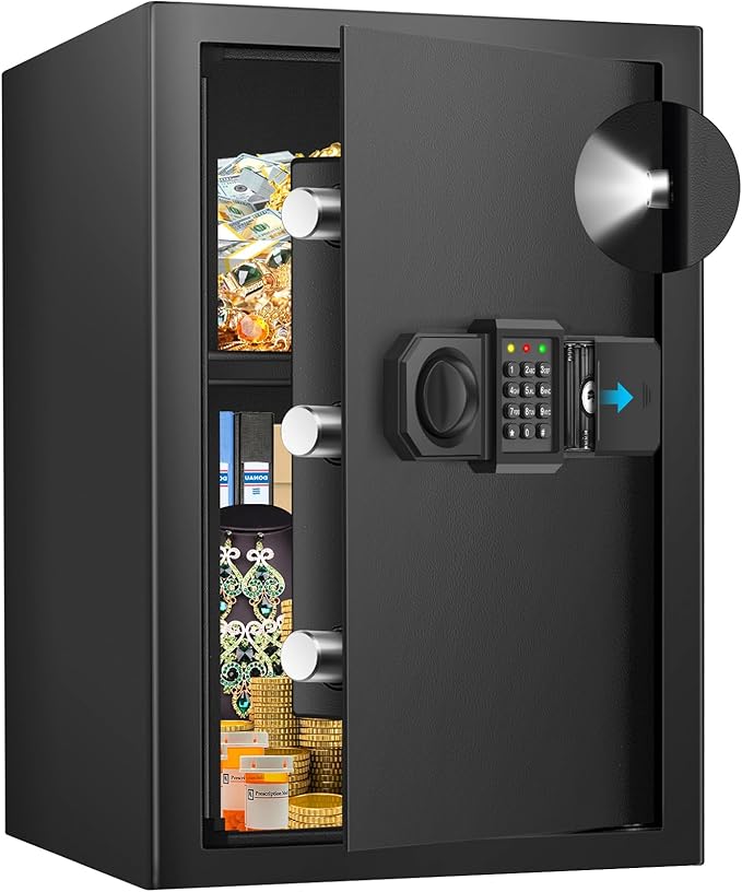 6.2 Cuft Large Fireproof Safe Box, Home Safes Water and Fireproof