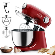 Stand Mixer,12 Speed Tilt-Head Electric Mixer With 5.3 Quart Stainless Steel Mixing Bowl
