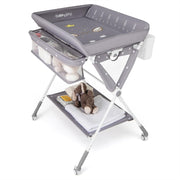Portable Baby Changing Table, Foldable Diaper Changing Station with Wheels