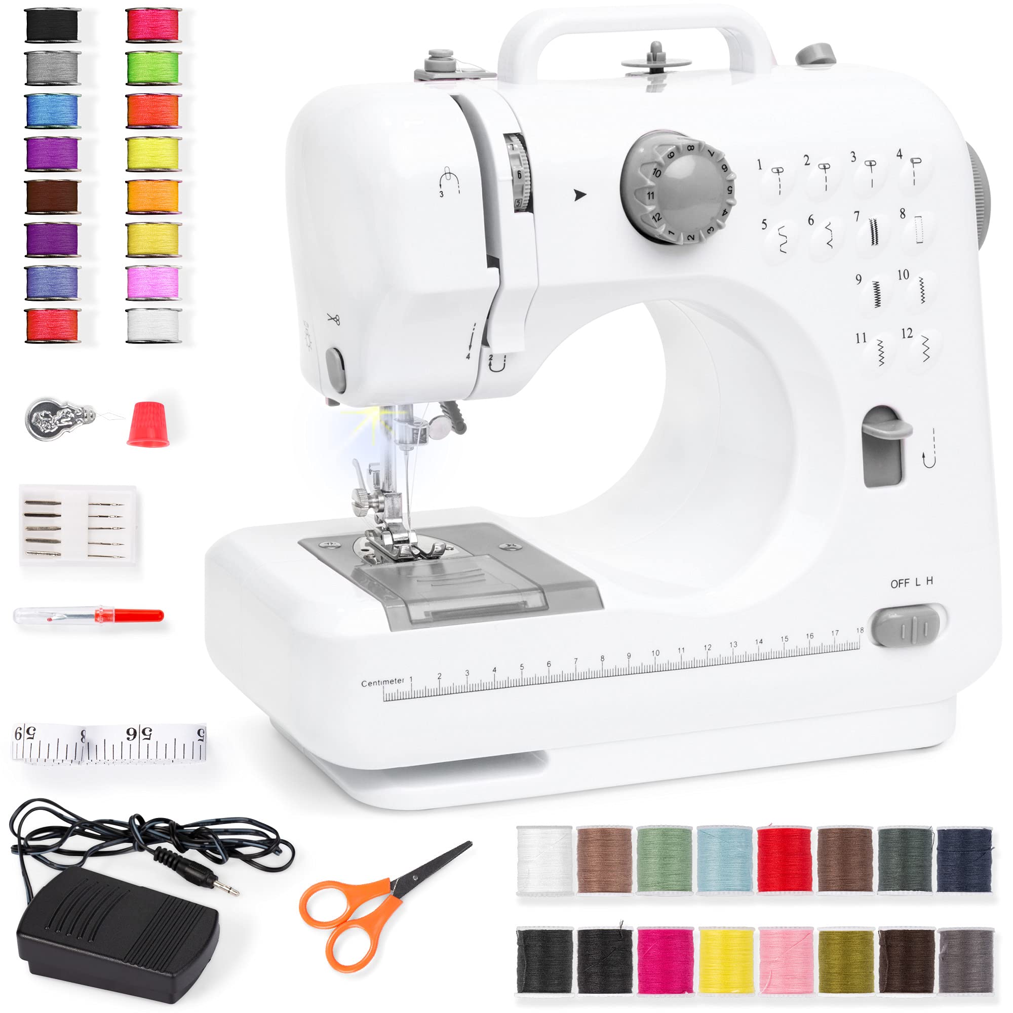 Compact Sewing Machine, 42-Piece Beginners Kit