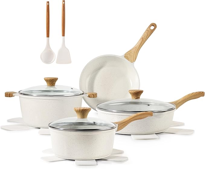 Cookware Set 13-Piece, Non Stick Pots and Pans Set with Swiss