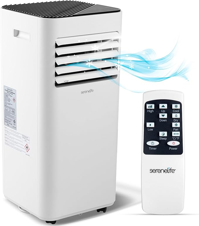 10000 BTU Portable Air Conditioner - 3-in-1 Portable AC Unit for Bedroom Up to 300 Sq.Ft