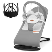 Baby Bouncer, Portable Baby Bouncer Seat for Babies 0-18 Months, 100% Cotton Fabrics