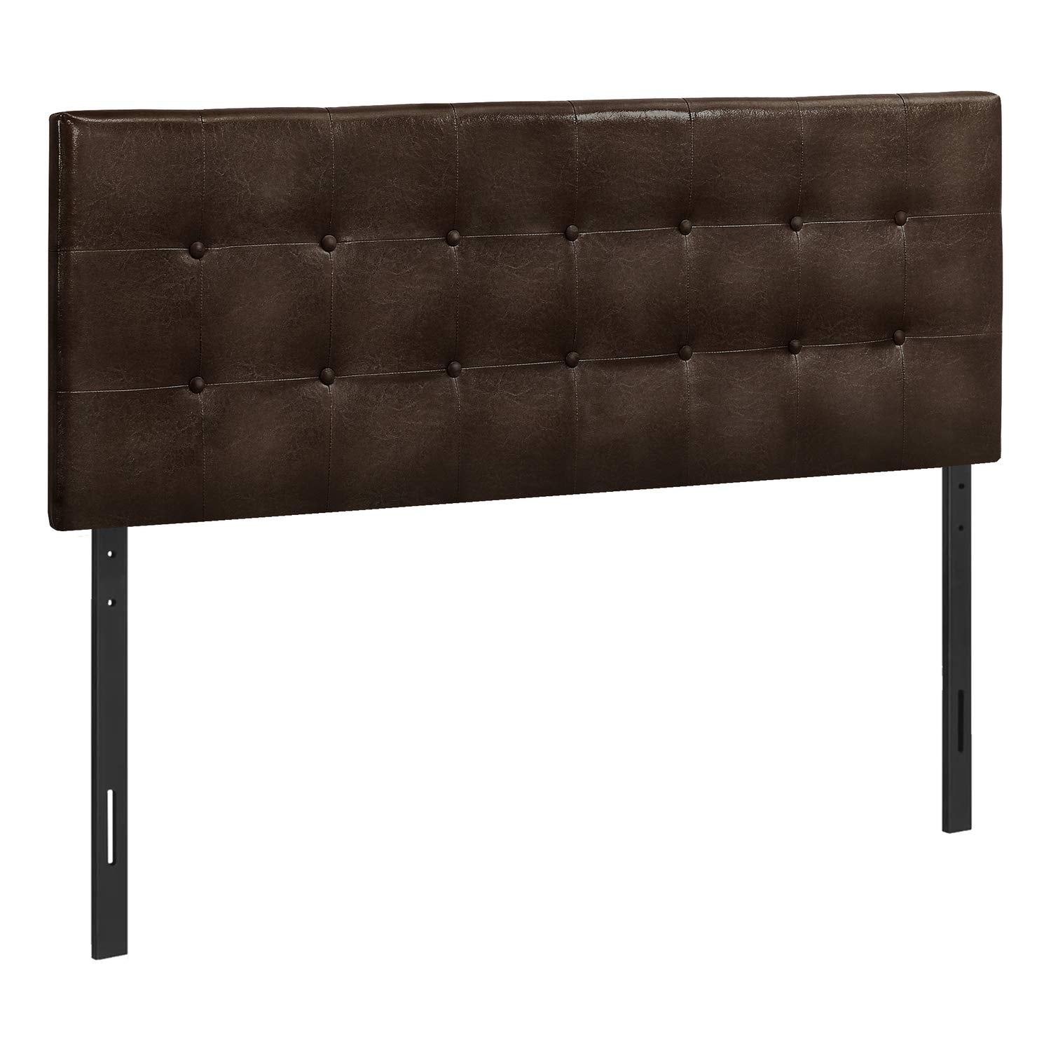 6000Q, Queen, Bedroom, Upholstered, Pu, Transitional Bed Size Headboard