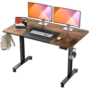 55x28 Inches Electric Height Adjustable Standing Desk, Sit Stand Desk with Memory