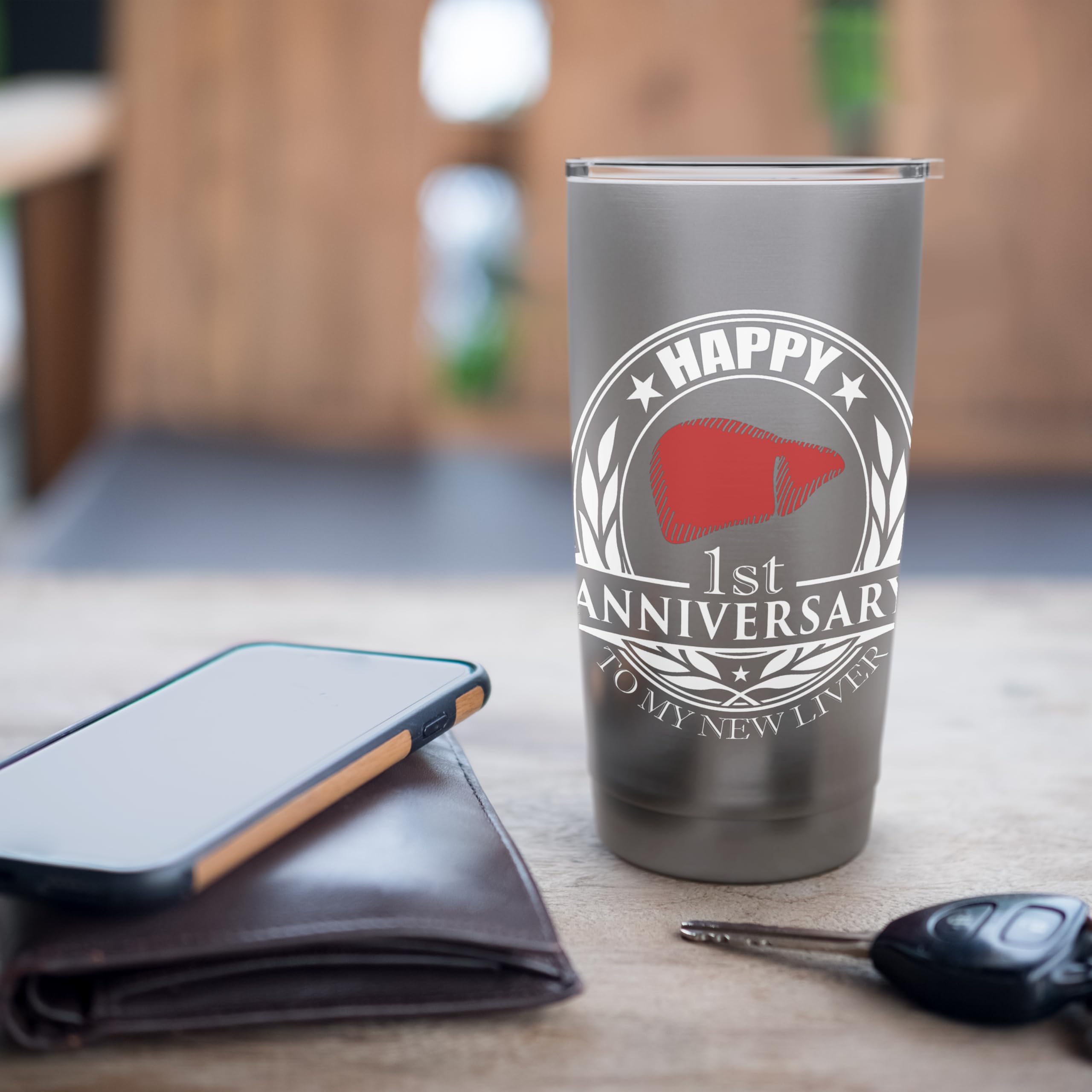 1st Anniversary  Stainless Steel Insulated Tumbler