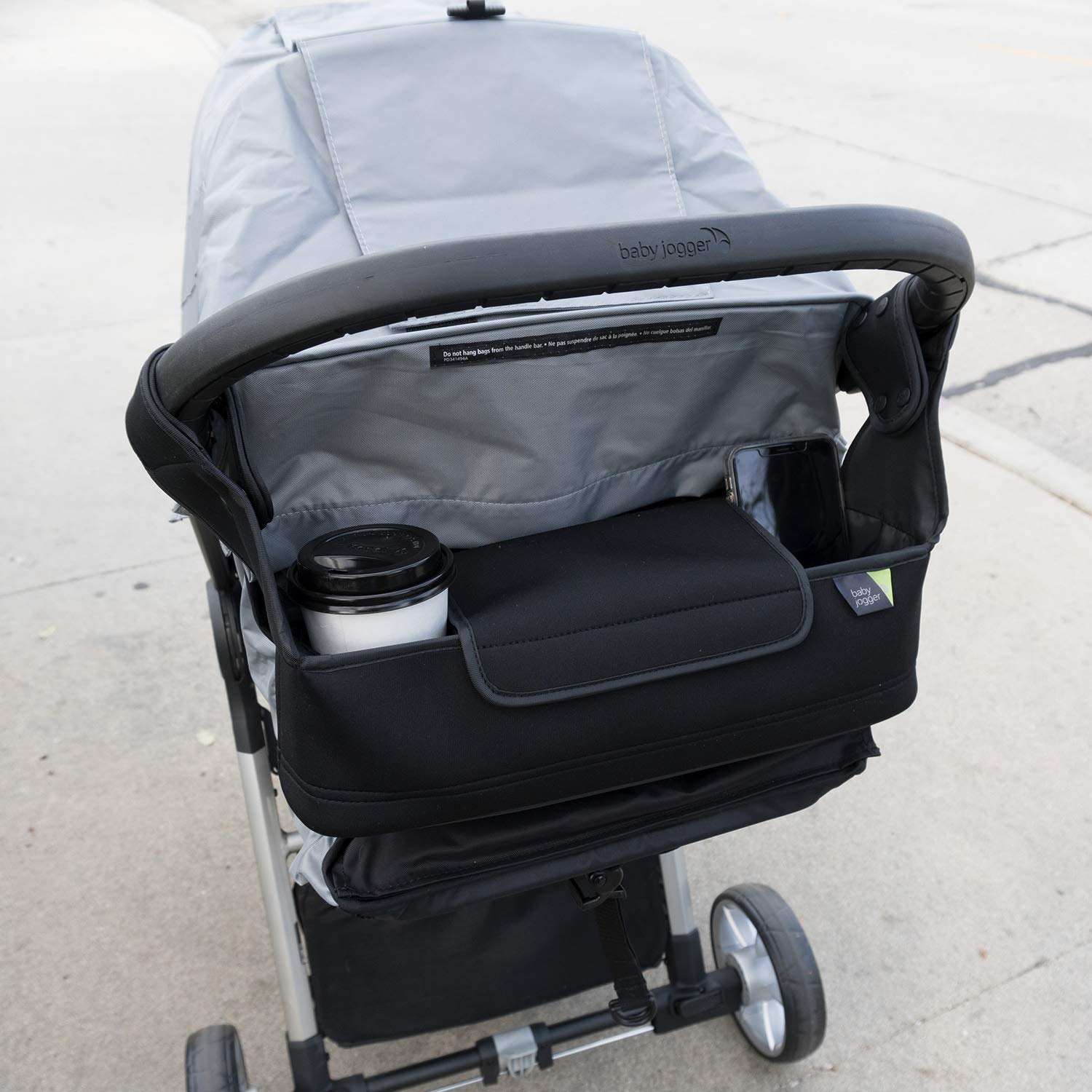 Parent Stroller Console Black