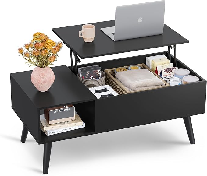 Coffee Table, 39" Lift Top Coffee Table with Hidden Compartment,living room