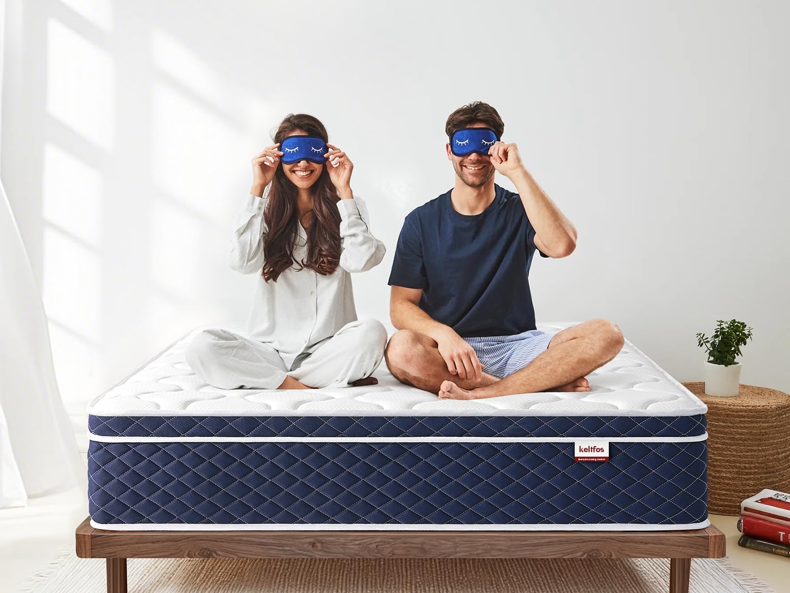 Twin XL Mattress for Tall Adults, Supportive Firm Hybrid 12 Inch Mattresses in A Box