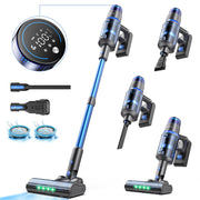 V25 Cordless Vacuum Cleaner, 680W 60Kpa Powerful Stick Vacuum with Dust Sensor