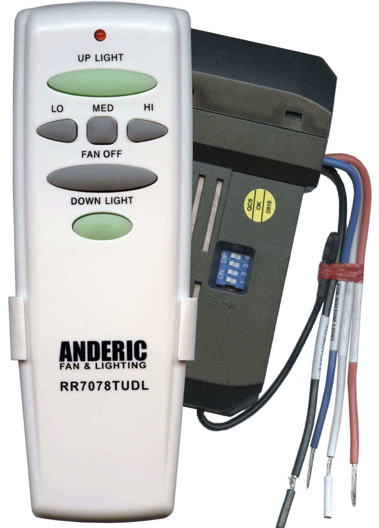 Replacement Universal Remote Control Conversion Kit with Dimming for Fan