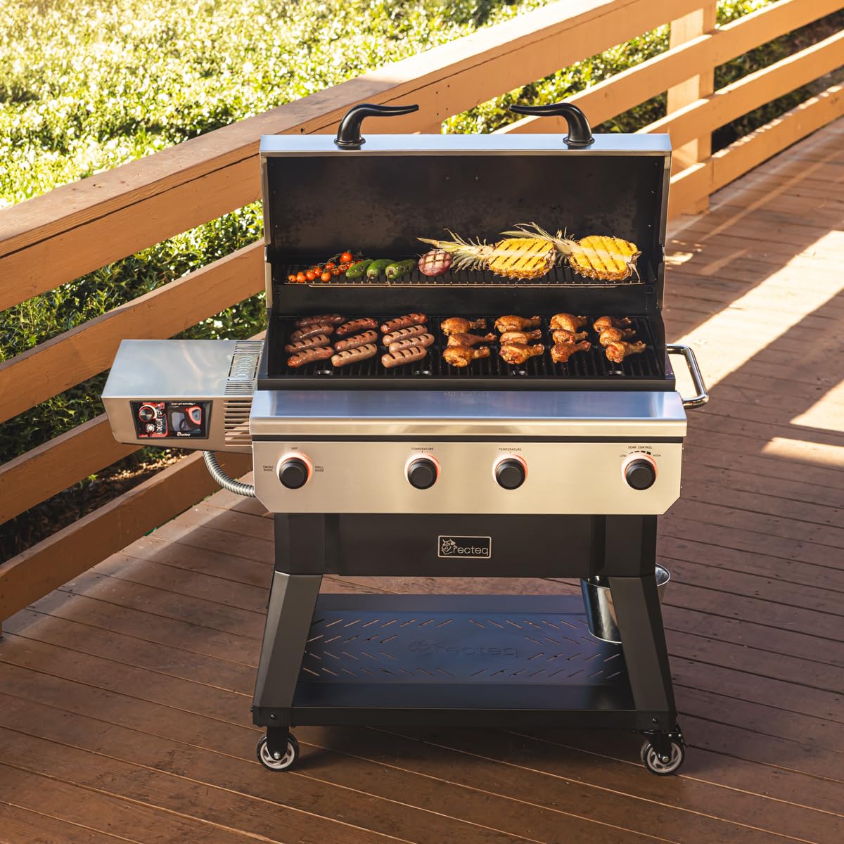X-Fire Pro 825 Wood Pellet Smoker Grill, Wi-Fi Electric Pellet Grills, Dual Cooking Modes