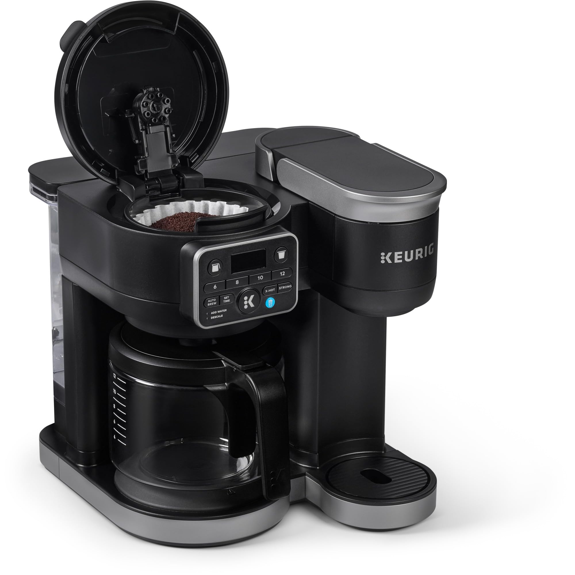 K-Duo Hot & Iced Single Serve & Carafe Coffee Maker, MultiStream Technology