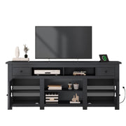 TV Stand for 75/80 Inch TV, Entertainment Center, TV Cabinet,living room