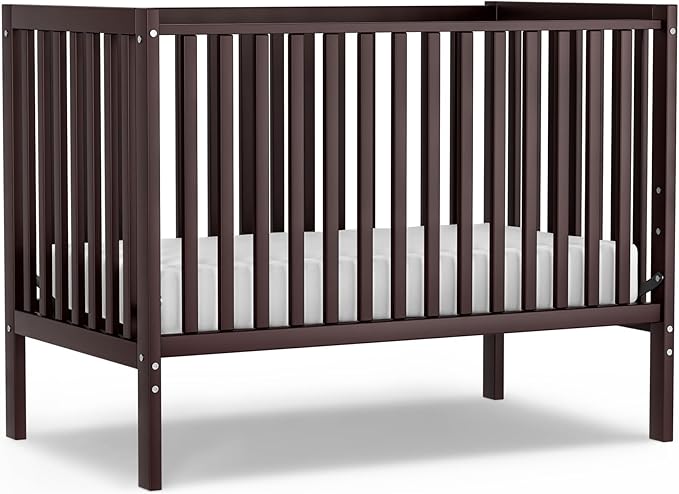 Baby Crib 5-in-1 Convertible, Wood Full Size Toddler Bed for Small Baby
