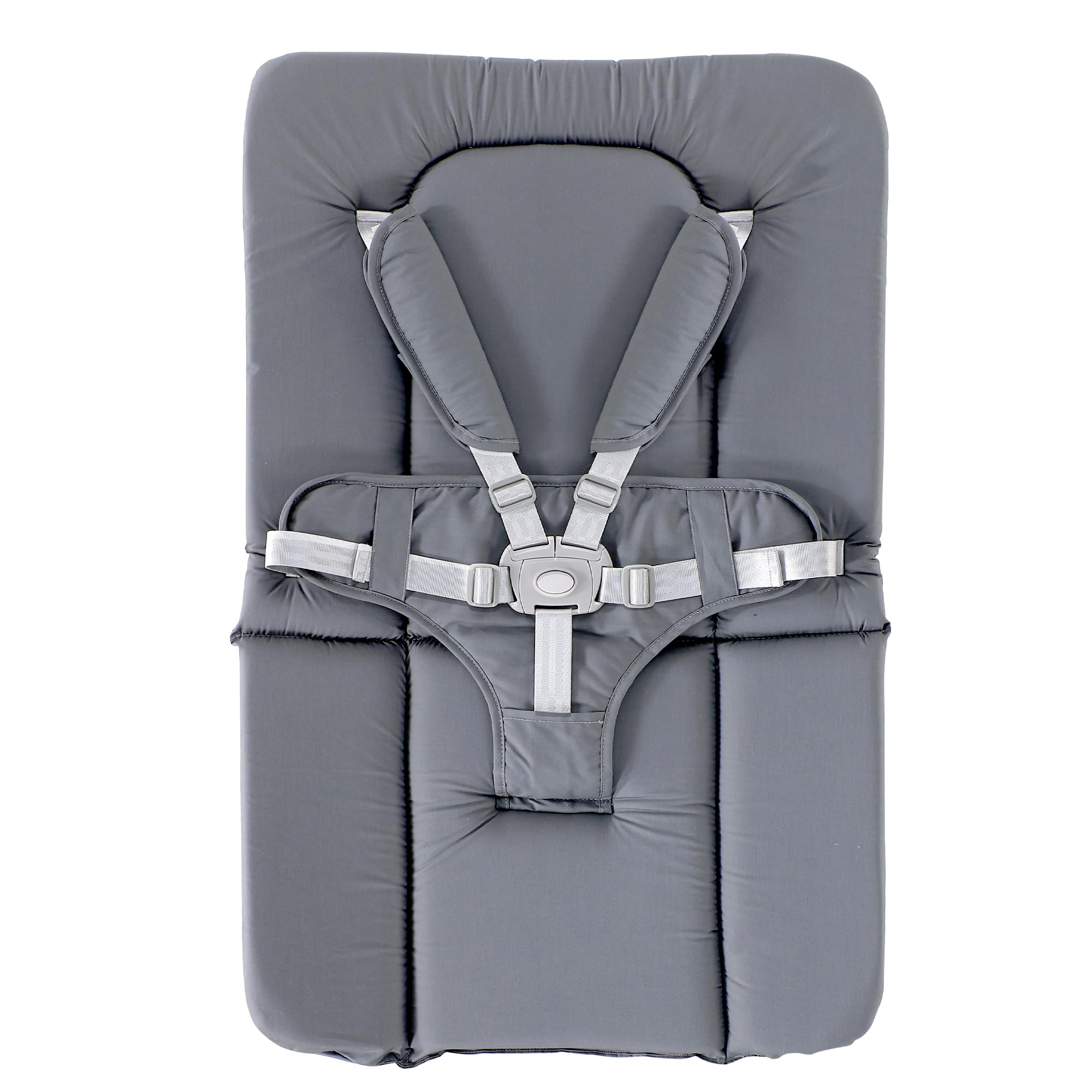 3-in-1 Baby Bouncer Adjustable Wooden Rocker Chair Recliner