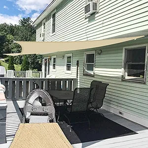 Sunrise 20' x 24' Sun Shade Sail Rectangle Canopy Shade Cover